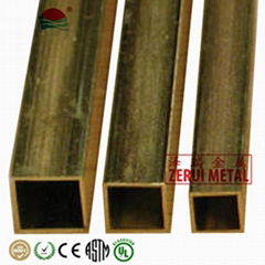 6 meters long 2 inch square brass tube