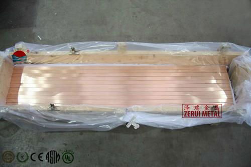 High electric conductivity copper bus bar 2