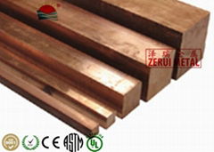 square copper bar, ASTM B187 standard