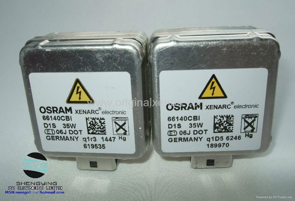 Osram xenarc electronic D1S 66140 CBI 5000K new benz original xenon hid bulbs 3