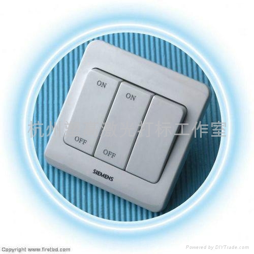 杭州建材PVCPE管塑料產品激光打標 2