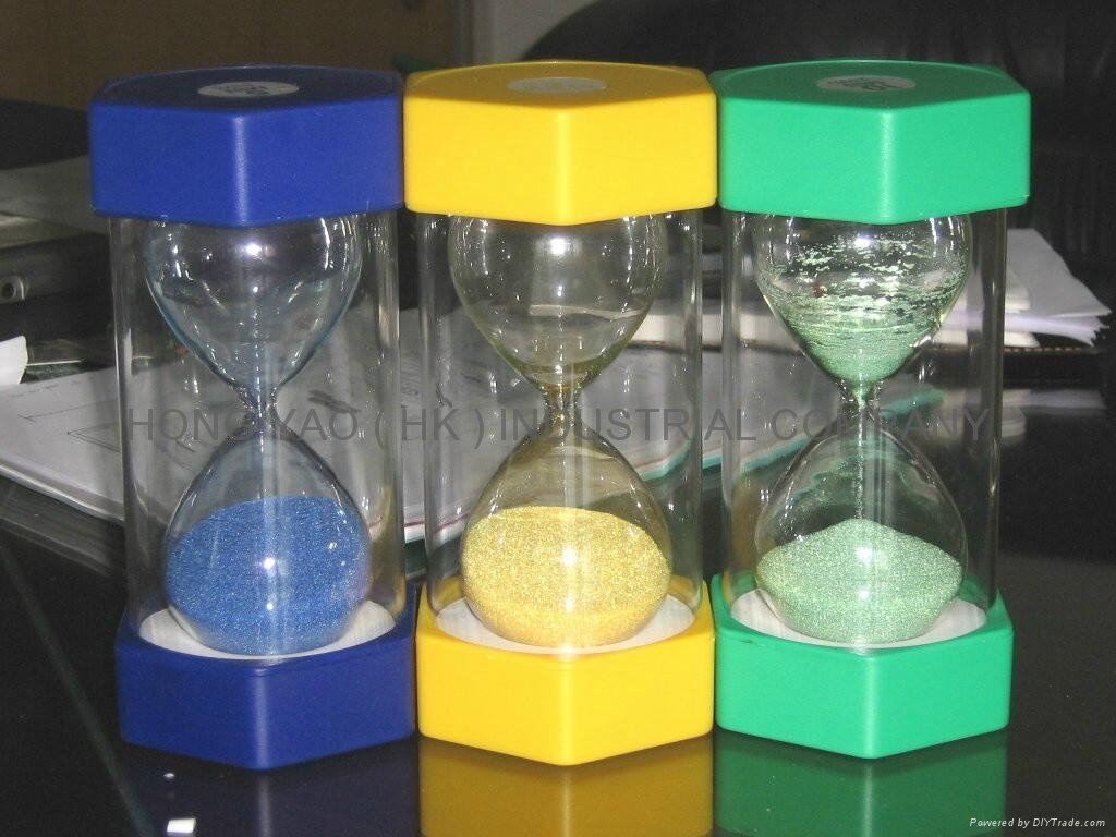 Educational Plastic Sand Timer / Sandglass HY1004P 3