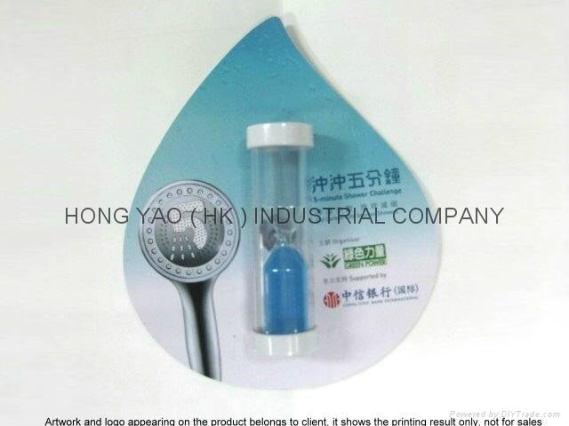 Promotional Shower timer, Sand Timer clock, Hourglass, HY787CD 4