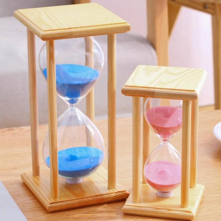 Home Dercoation Sand Timer HY2085W 8x8x14cm