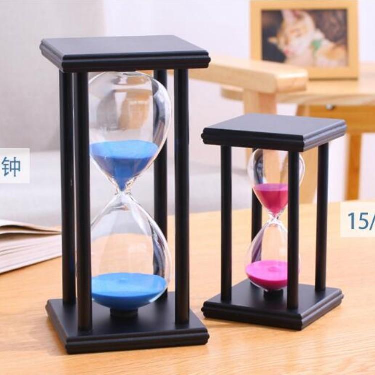 Home Dercoation Sand Timer HY2085W 8x8x14cm 3