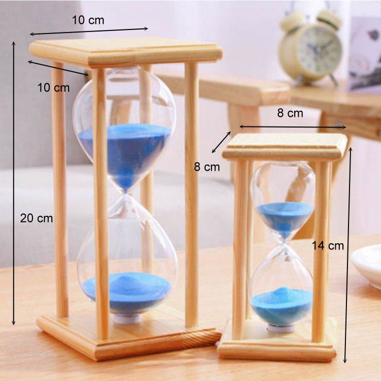 Home Dercoation Sand Timer HY2085W 8x8x14cm 4