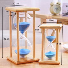 Office Decoration Sand Timer HY2086W 10x10x20cm