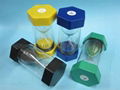 Plastic Educational Sand Timer / Hourglass / Sandglass HY1004P 