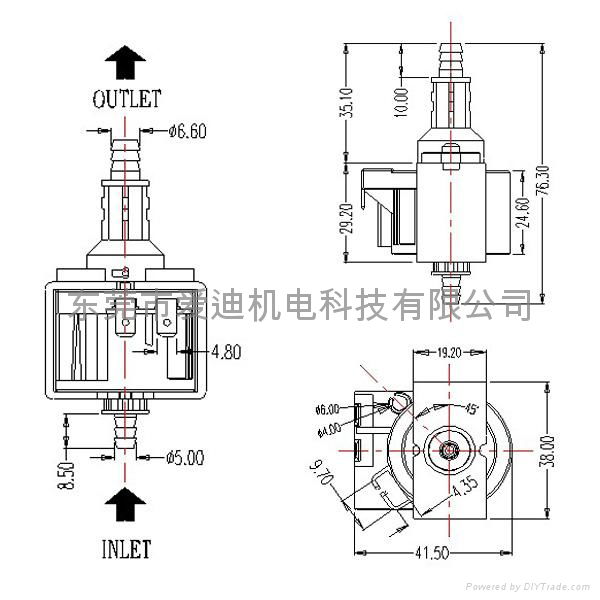 蒸汽吸塵器專用微型電磁泵 3