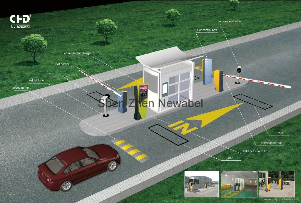 Smart Car Parking System barrier gate 3