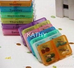 Medicine Weekly Storage Pill 7 Day Tablet Sorter Box