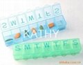 Hot selling plastic medicine pill box 7days 1