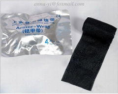 Industrial Adhesive Armor Wrap in Black or White Color