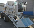 precast concrete 1.5cbm self-loading concrete mixer for sale