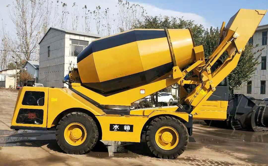 ready mix concrete machine 4m3 self loading concrete mixer - China