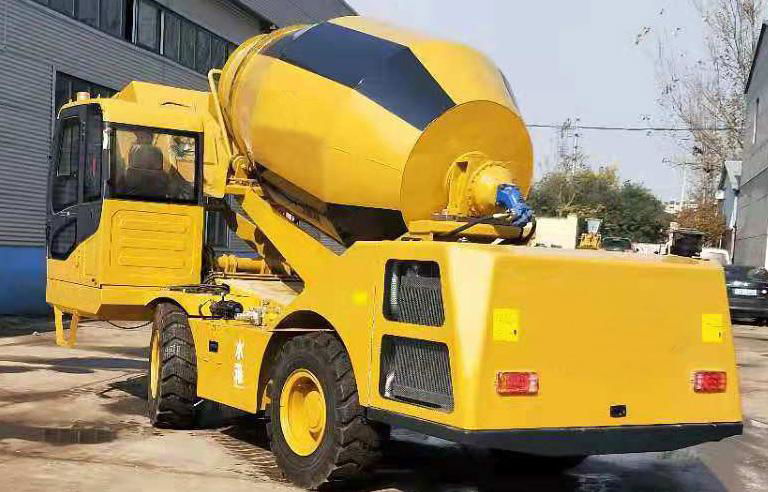 ready mix concrete machine 4m3 self loading concrete mixer 4