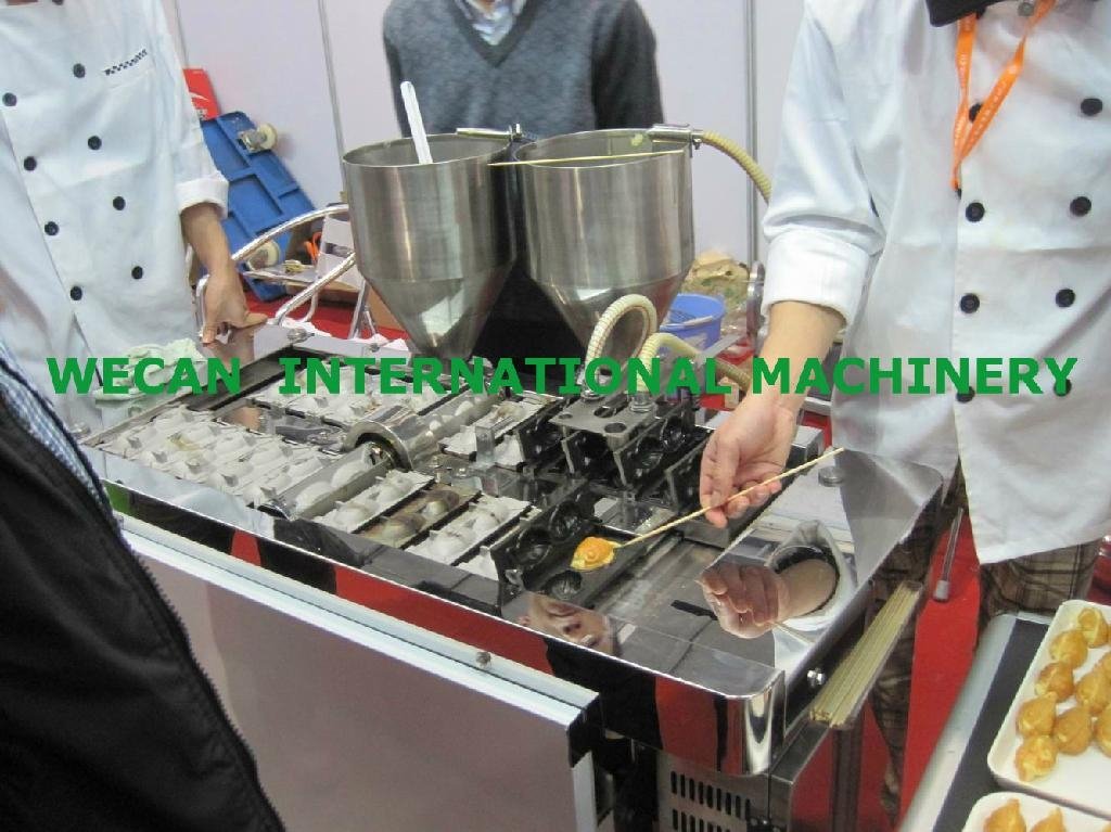 fully automatic taiyaki maker/cake making machine/taiyaki filling making machine