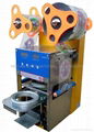 juice cup sealing machine/candy floss cup sealing machine/pop corn cup sealing