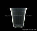 biodegradable PLA clear plastic cups/biodegradable  clear plastic cups