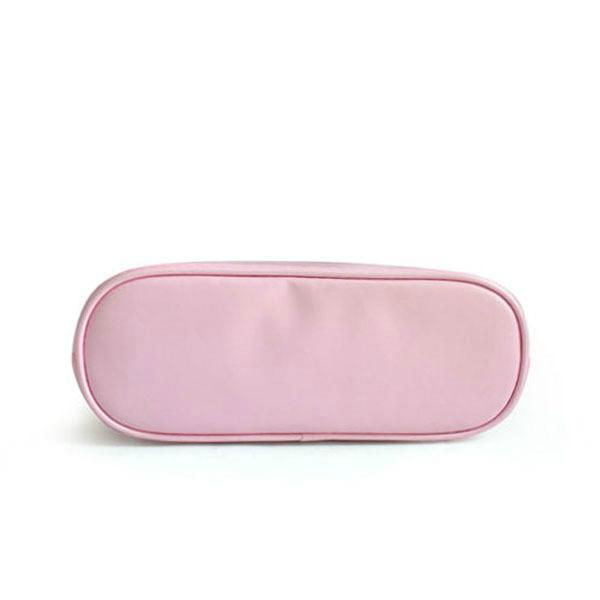 Custom Pink travel mesh cosmetic bag makeup bag 5