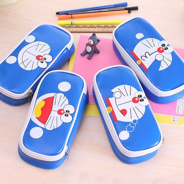 Custom pu cartoon pencil bag pencil case pencil box 2