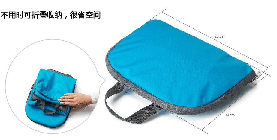 Polyester foldable travel backpack travel bags storage bag 5