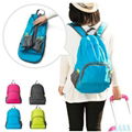 Polyester foldable travel backpack travel bags storage bag 1