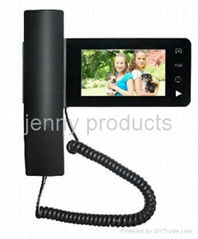 4.3" color video doorphone intercom phone w/ capture