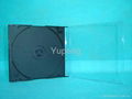 Jewel CD Case  Jewel CD  box jewel CD Cover 5.2mm Silm with black  Tray 