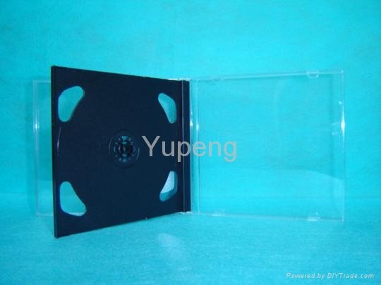  CD jewel  Case CD jewel  box CD jewel Cover 10.4mm Single with Black Tray  3