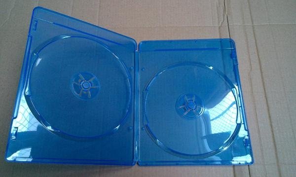 Blue ray  DVD Case  blue ray DVD box blue ray  dvd cover 7MM double rectange  2