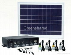 8W Solar power system,portable solar LED