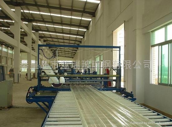 Continuous FRP Gel Coat Corrugated Sheet Production Line