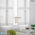 pvc shutter painted white for wash room 4