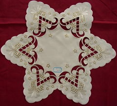 X-Mas doily,Weihnachtstischdecke