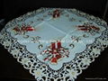 christmas and cutwork  tablecloth 10