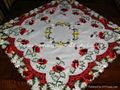 flower tablecloth with embroidery 16