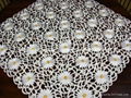 flower tablecloth with embroidery 17