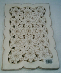 embroideried cutwork tablecloth,placemat