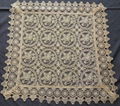 organdy emroidered tablecloth with lace