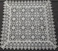 organdy emroidered tablecloth with lace