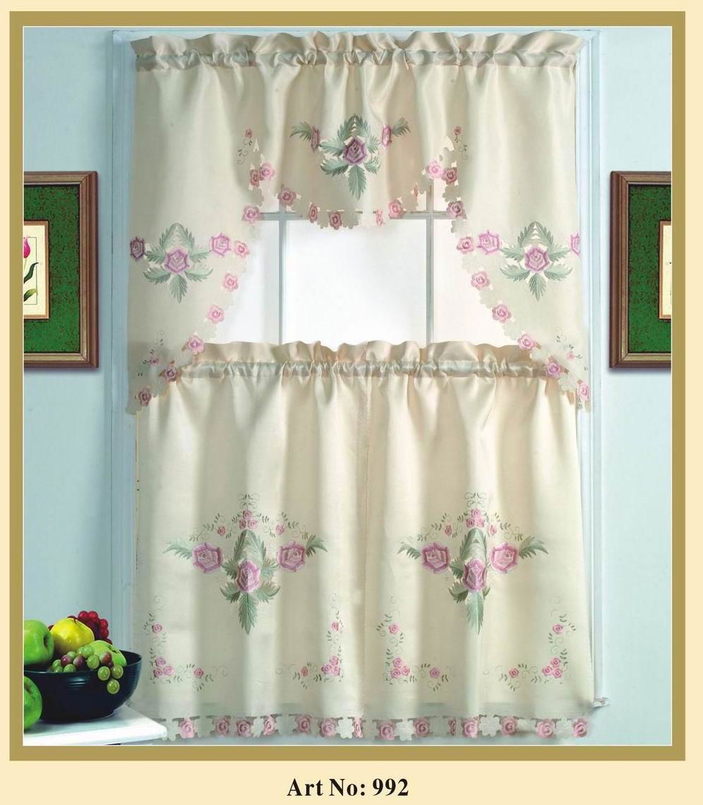 embroidered kitchen curtain 4