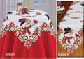 christmas embroidered tablerunners with cutwork