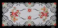  cross stitch tablecloth with embroidery with polyester  lace 9