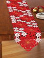 christmas tablecloth with x stitch embroidery