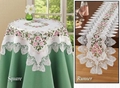 flower tablecloth with embroidery 5