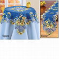 flower tablecloth with embroidery 6