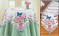 flower tablecloth with embroidery 7