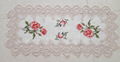 cross stitch tablecloth with embroidery