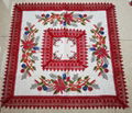 christmas embroidered tablerunner